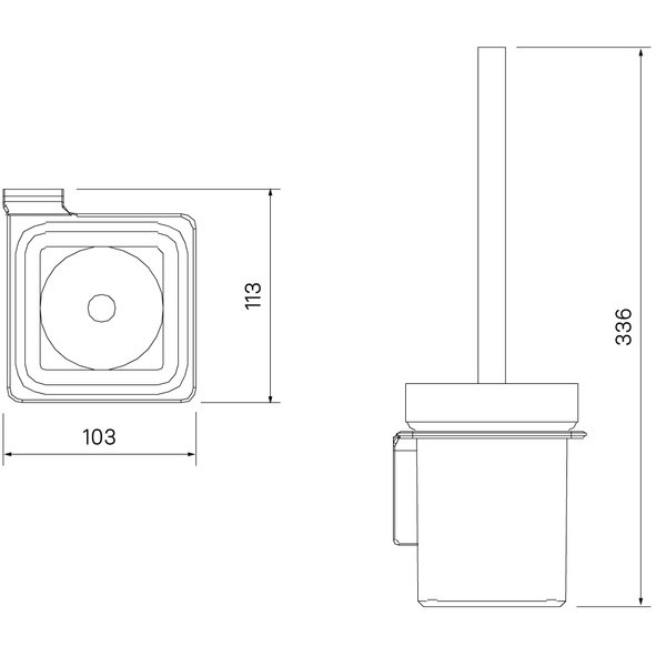 Ерш Iddis (Иддис) Slide матовое стекло сплав металлов белый матовый SLIWTG0i47
