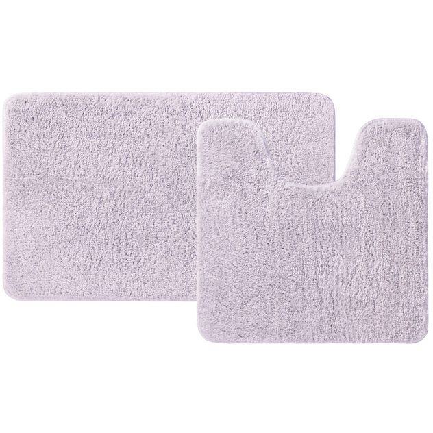 Набор ковриков для ванной комнаты Iddis 50х80 + 50х50 микрофибра розовый BSET04Mi13