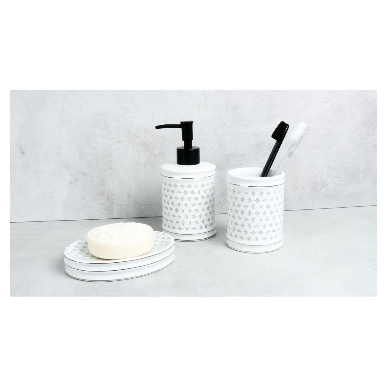 Дозатор для жидкого мыла Fixsen (Фиксен) Star FX-610-1 белый