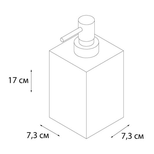 Дозатор для жидкого мыла Fixsen Blanco FX-201-1 Белый
