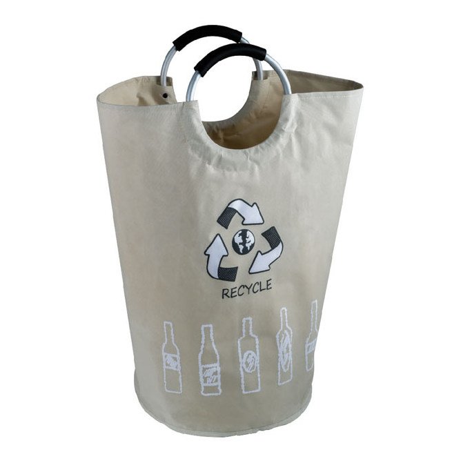 Корзина для белья с алюминиевыми ручками Fixsen (Фиксен) FX-1012 серый