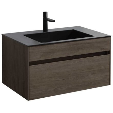 База под раковину Vincea (Винчея) Chiara VMC-2C800RO подвесная 1 выкатной ящик soft close R.Oak