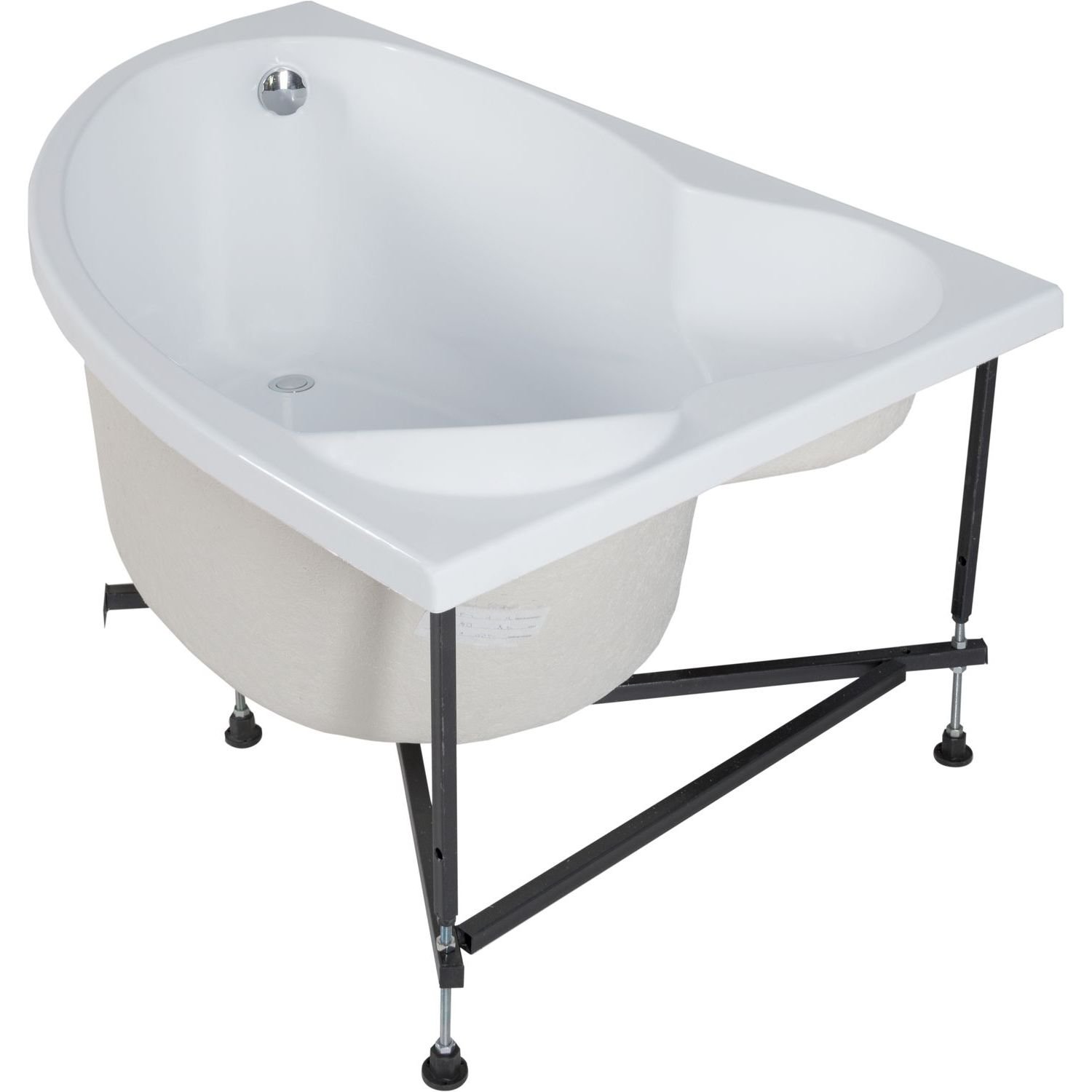 Акриловая ванна Aquanet (Акванет) Mayorca 150x100 R (с каркасом) 00205438