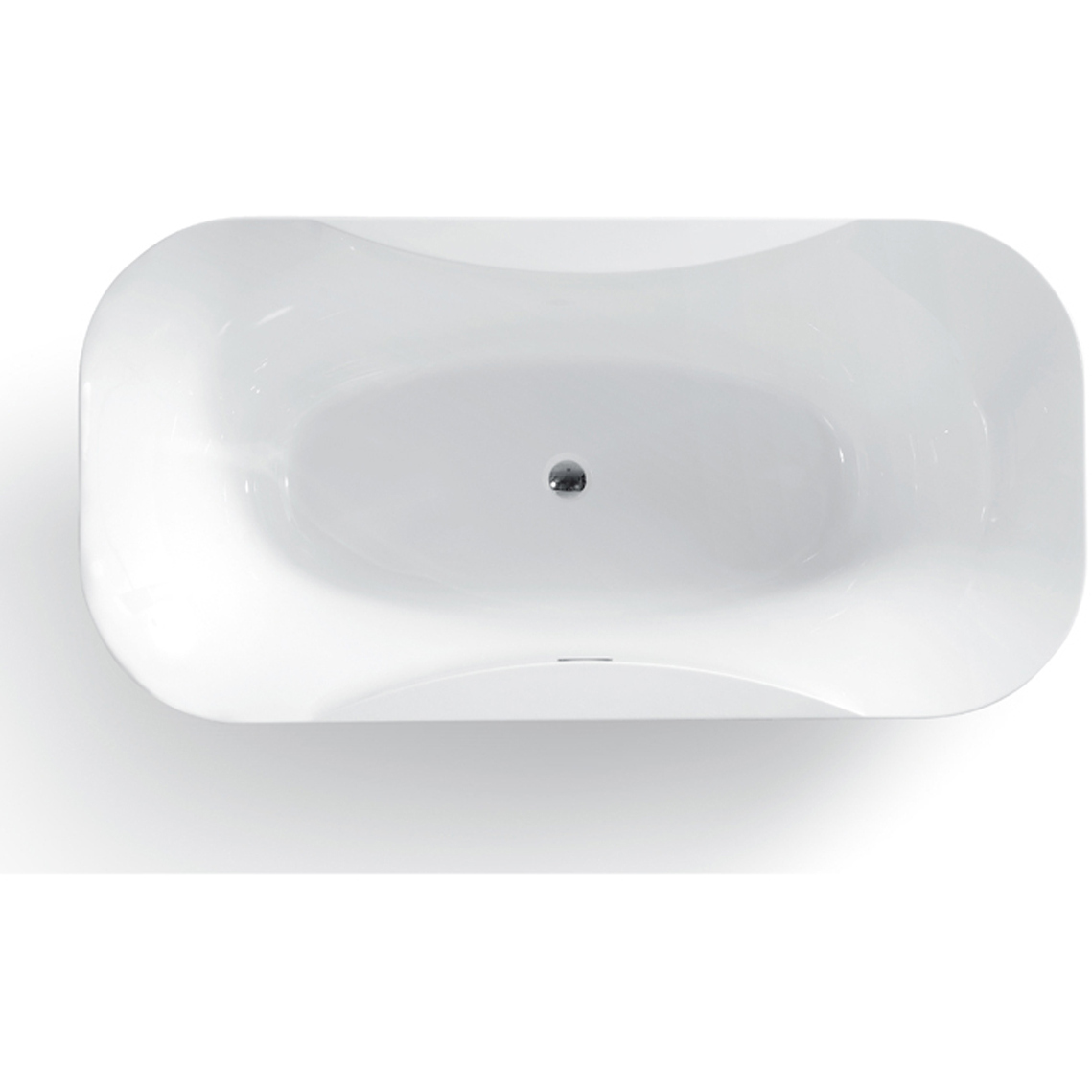 Ванна акриловая овальная Azario Bordeaux 1800х900 мм белый BOR18090, (с сифоном и монтажным комплектом)