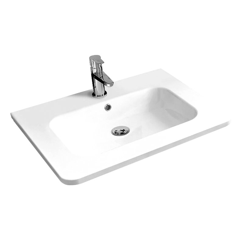 Раковина из искусственного камня Vincea (Винчея) VCB-1RA600W 120(20) х600х480, цвет белый