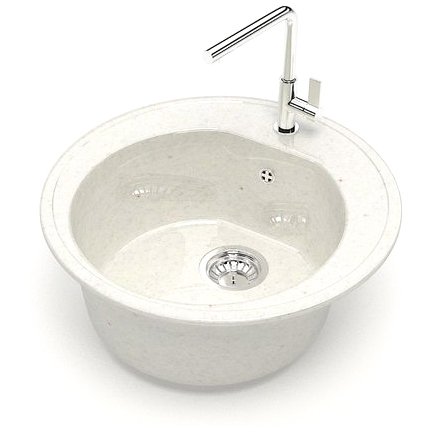 Мойка кухонная округлая Marrbaxx (Марбакс) Черая Z3 хлопок (Z003Q007)