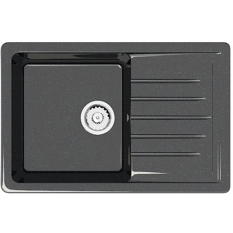 Мойка кухонная прямоугольная Marrbaxx (Марбакс) Энди Z16 черный (Z016Q004)