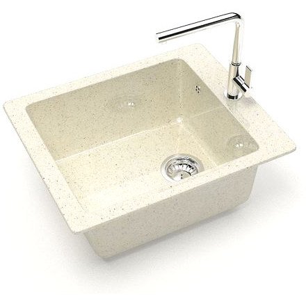 Мойка кухонная прямоугольная Marrbaxx (Марбакс) Линди Z8 бежевый (Z008Q002)