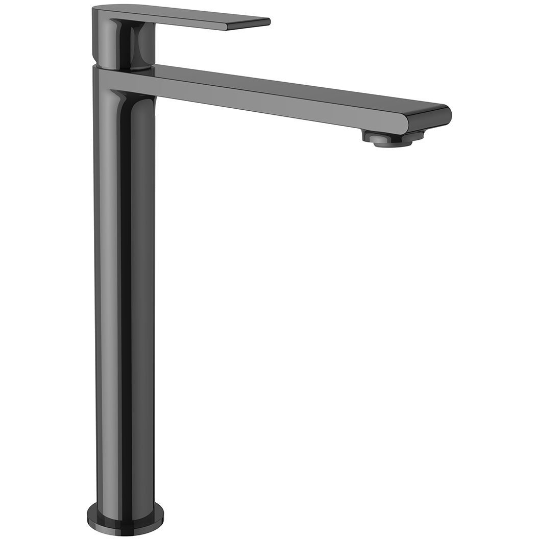 Смеситель для раковины Vincea (Винчея) Vogue VBF-1V2GM однорычажный, вороненая сталь