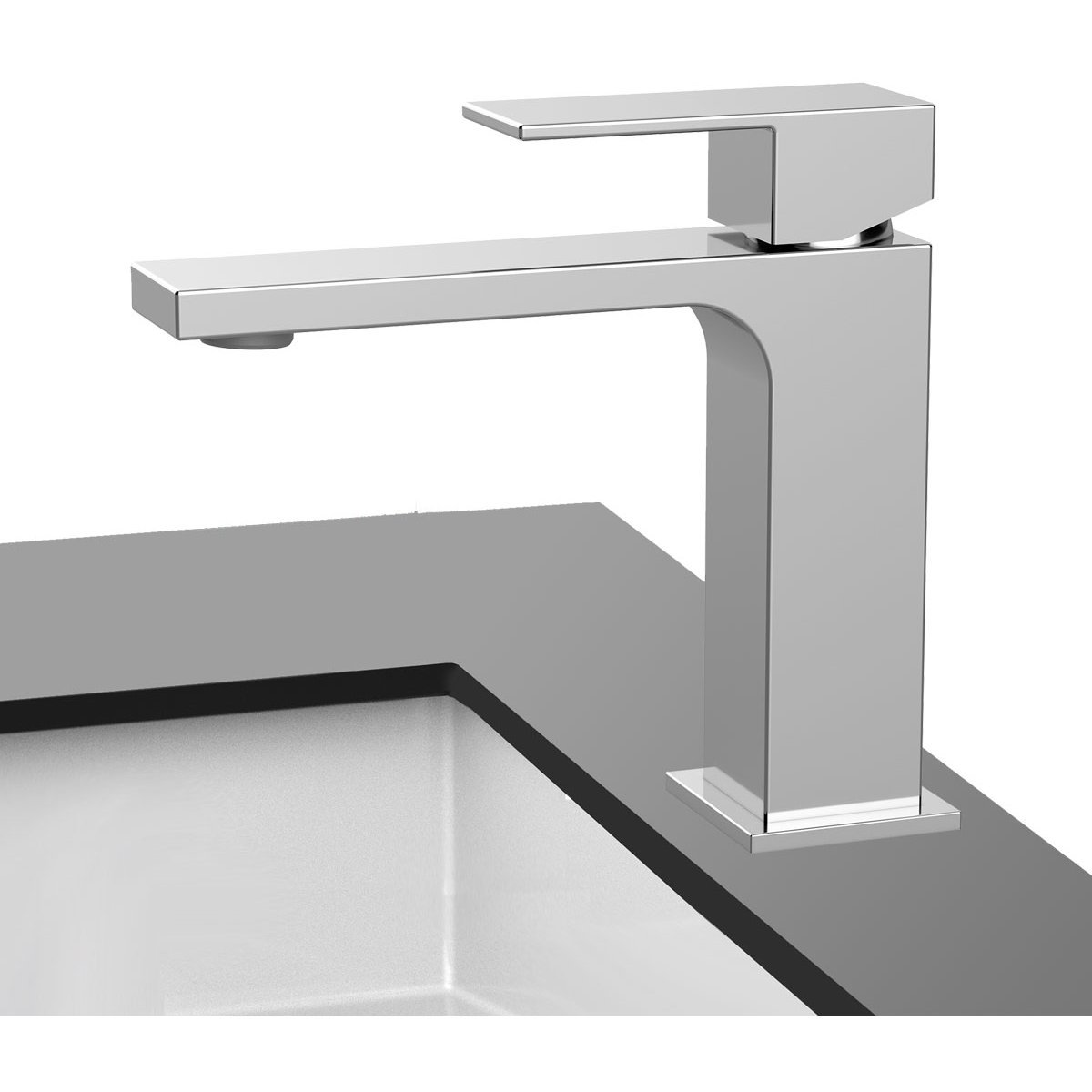 Смеситель для раковины Vincea (Винчея) Cube VBF-1C01CH однорычажный, хром