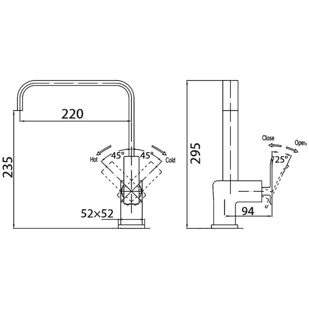 Смеситель для кухни BelBagno (Бельбагно) Ticino хром (TIC-LAM-CRM)