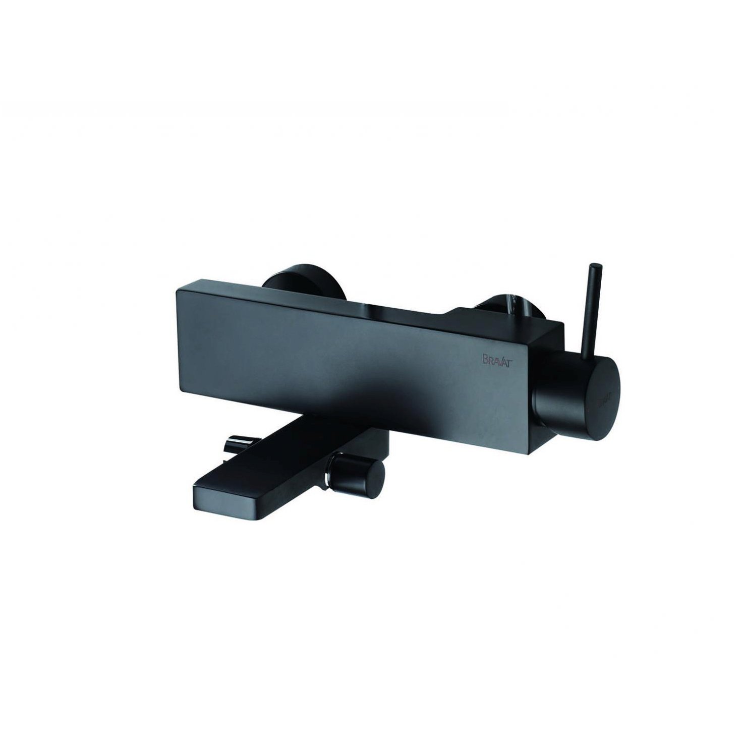 Смеситель для ванны и душа Bravat (Брават) Arc (F66061K-01A-ENG) черный