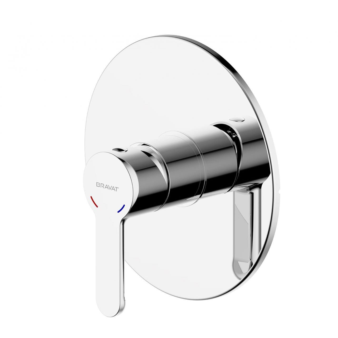 Смеситель для душа встраиваемый на 1 потока Bravat (Брават) Stream PB83783CP-ENG, хром