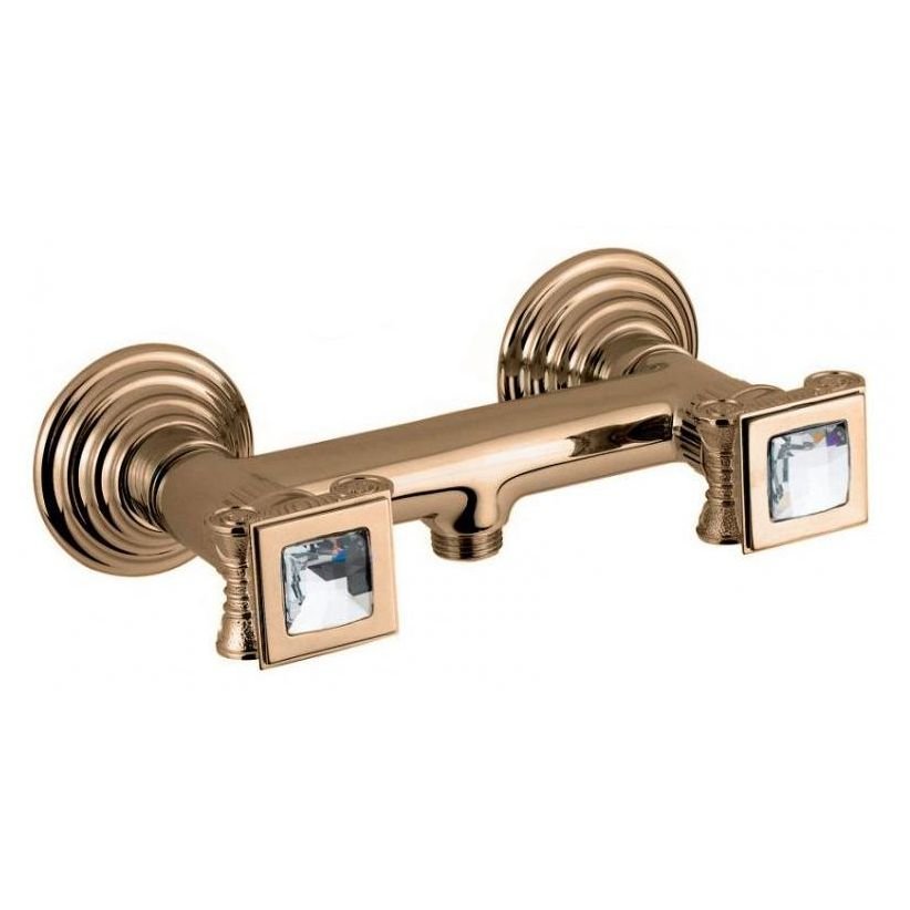 Смеситель для душа Cezares (Цезарис) Olimp бронза, ручки Swarovski (OLIMP-DS-02-Sw)