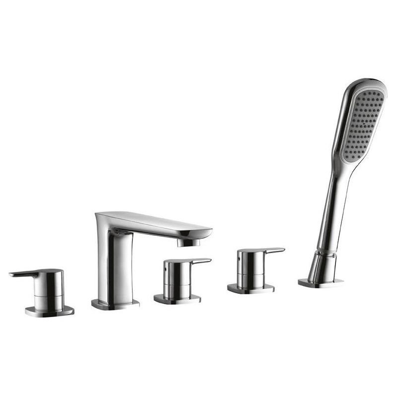 Смеситель на борт ванны Cezares (Цезарис) Tesoro хром (TESORO-F-BVD5-01)