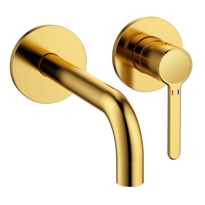 Смеситель для раковин Cezares (Цезарис) Eco брашированное золото (ECO-DI-BORO)