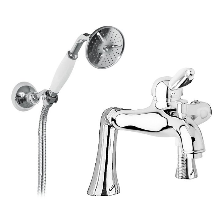 Смеситель для ванны, для душа Cezares (Цезарис) Elite хром (ELITE-PBVM-01-Bi)