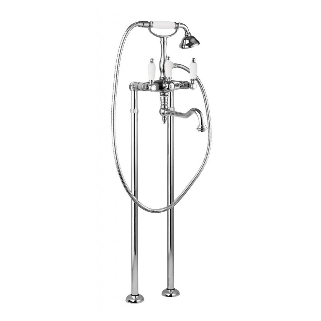 Смеситель для ванны Cezares (Цезарис) First хром (FIRST-VDP2-01-Bi)