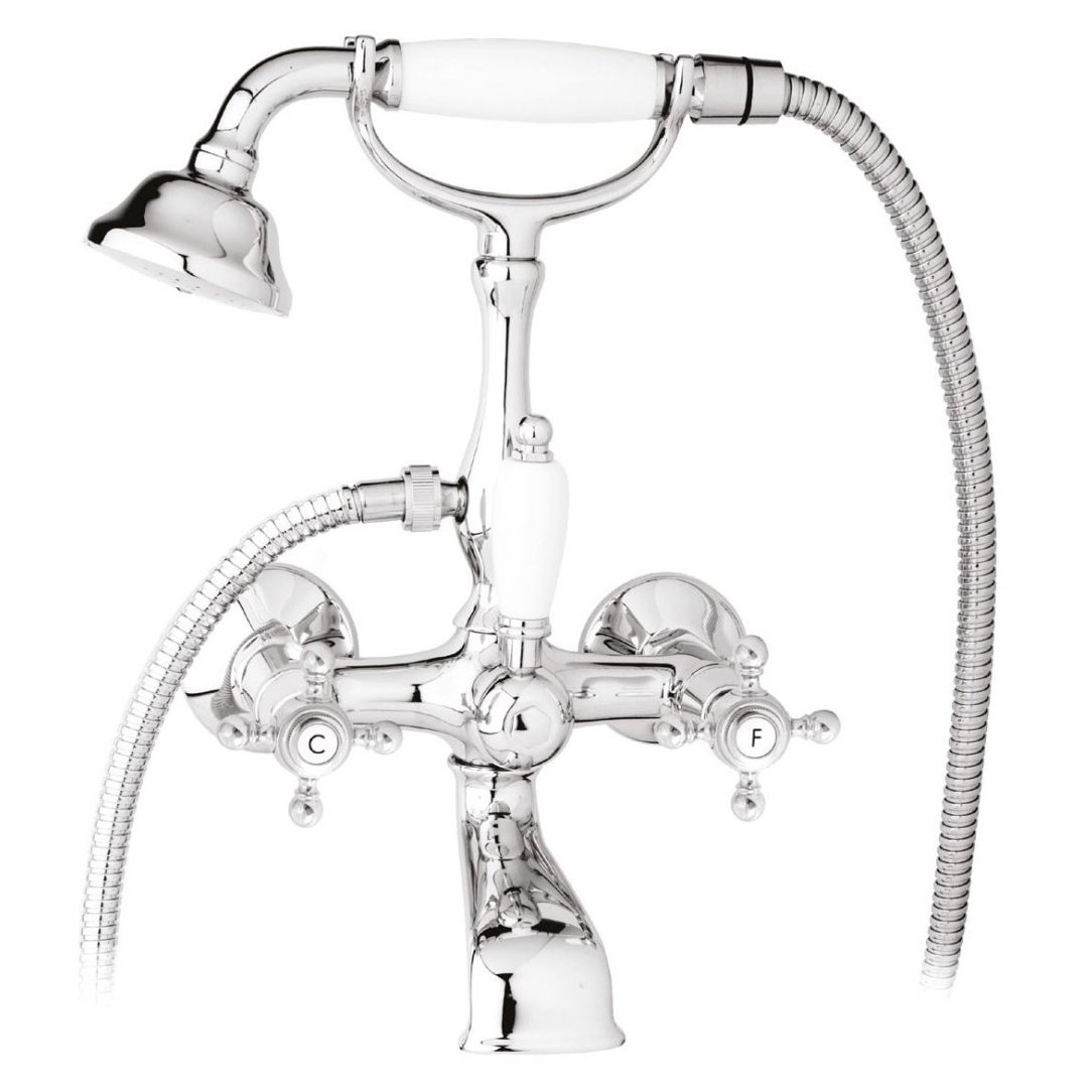 Смеситель для ванны, для душа Cezares (Цезарис) Golf хром (GOLF-VD-01-Bi)