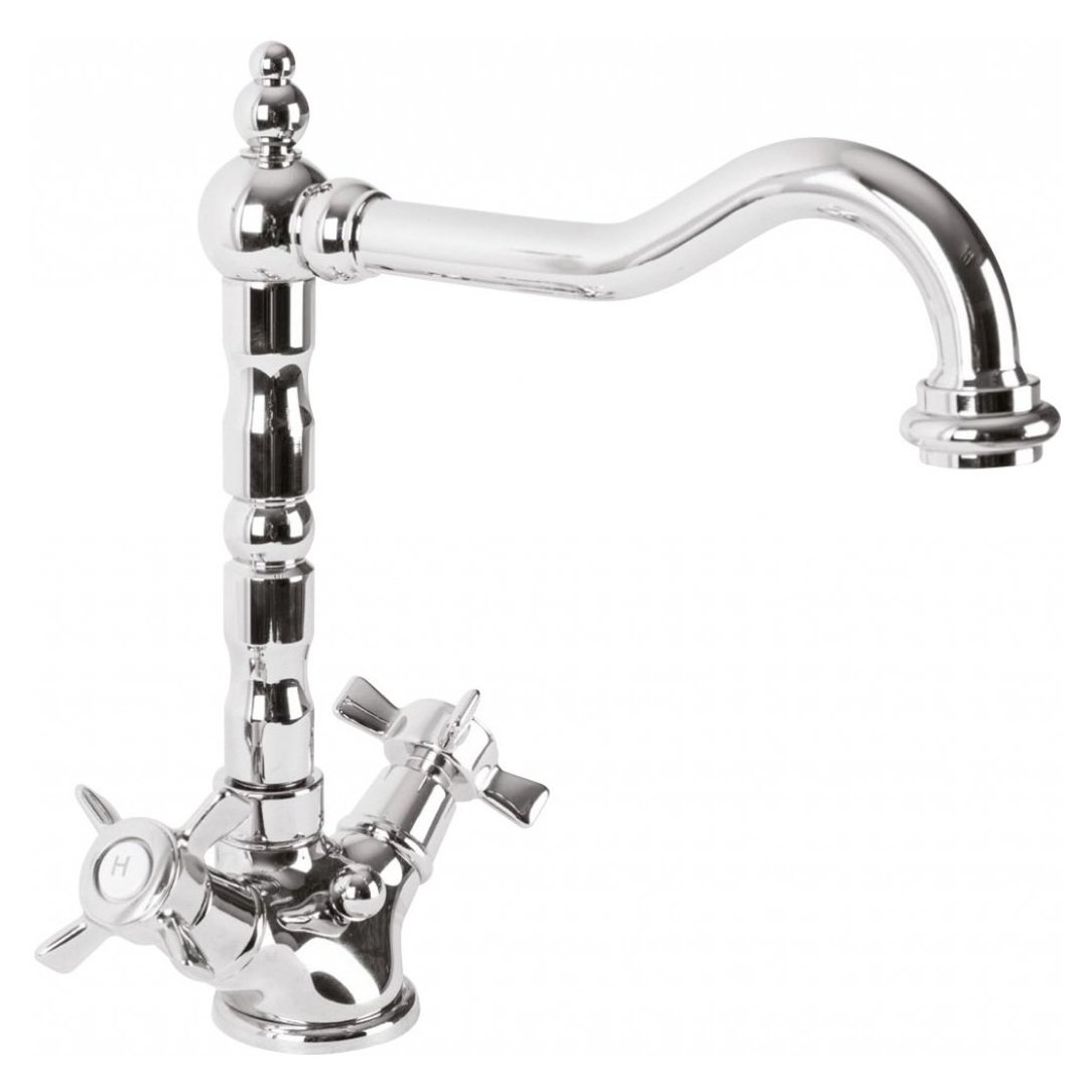 Смеситель для раковины Cezares (Цезарис) Lord хром, ручки хром (LORD-LS2-01)