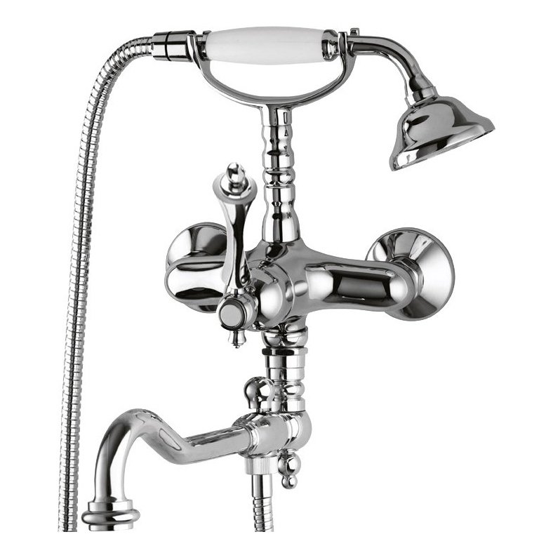 Смеситель для ванны Cezares (Цезарис) Margot хром, ручка хром (MARGOT-VDFM2-01-M)