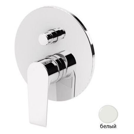 Смеситель для душа встраиваемый Cezares (Цезарис) Nautic белый матовый (NAUTIC-VDIM-BIO)