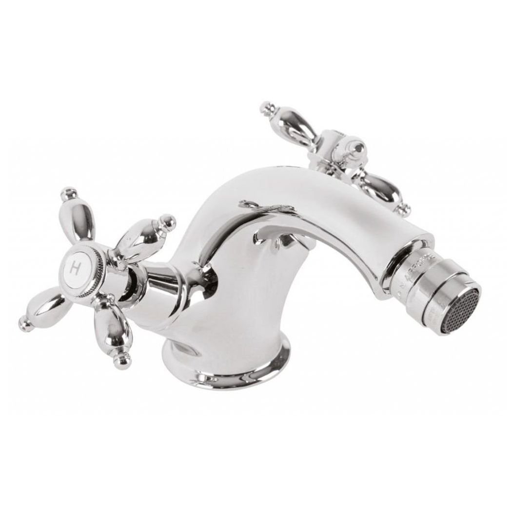 Смеситель для биде Cezares (Цезарис) Nostalgia хром, ручки хром (NOSTALGIA-BS1-01)