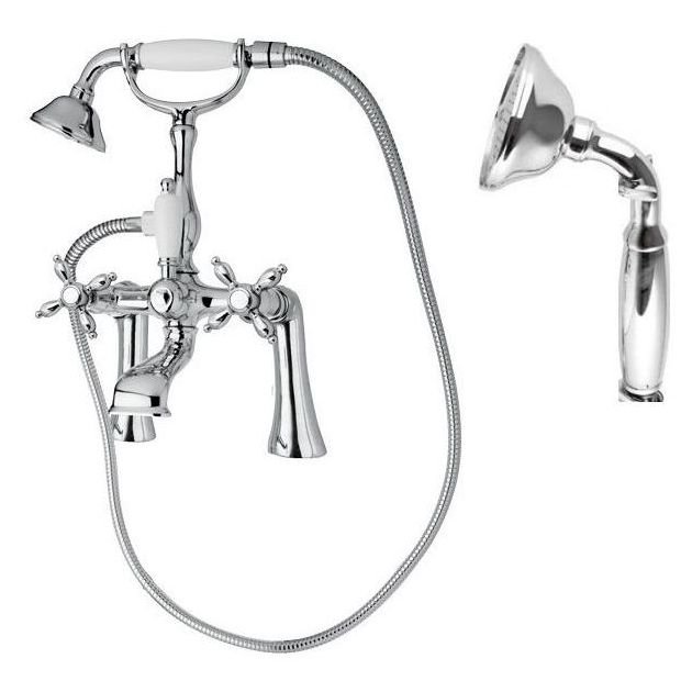 Смеситель на борт ванны Cezares (Цезарис) Nostalgia хром (NOSTALGIA-PBV-01-M)