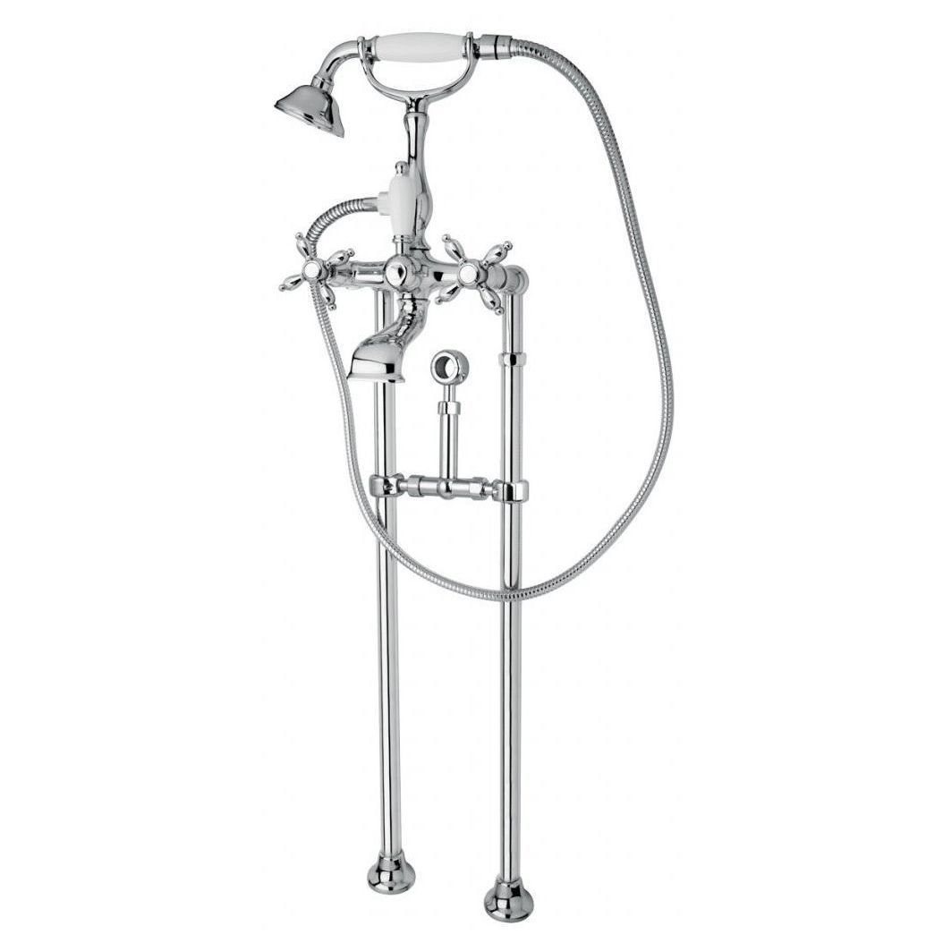 Напольный смеситель для ванны Cezares (Цезарис) Nostalgia хром (NOSTALGIA-VDPS-01-Bi)