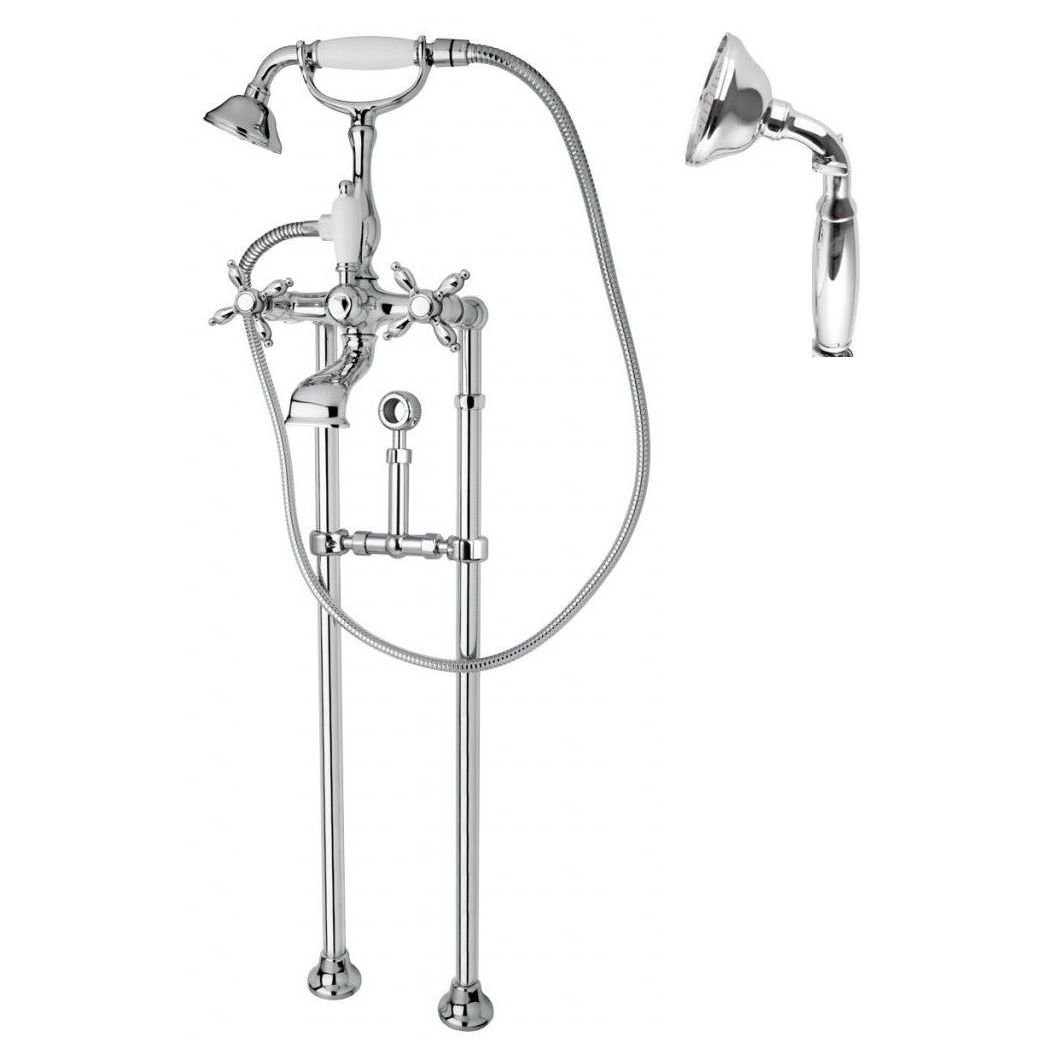 Напольный смеситель для ванны Cezares (Цезарис) Nostalgia хром (NOSTALGIA-VDPS-01-M)