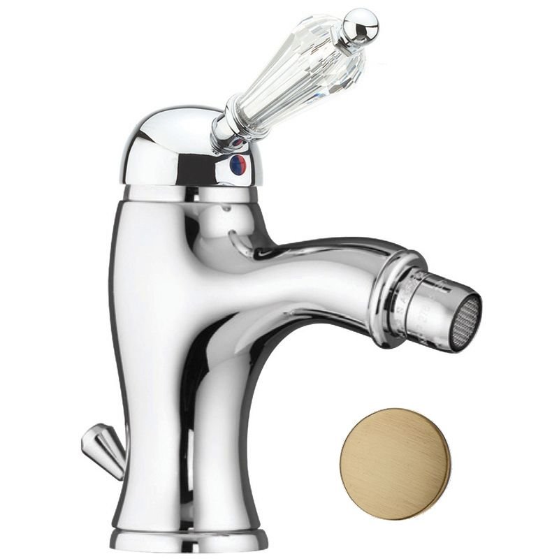 Смеситель для биде Fiore (Фиоре) Imperial-Sky (Swarovski) 82ZZ5321, бронза