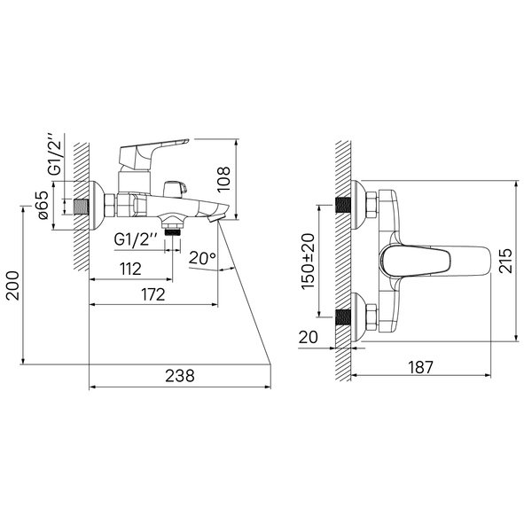 Смеситель Iddis (Иддис) для ванны с керамическим дивертором Zodiac глянцевый хром ZODSB02i02WA