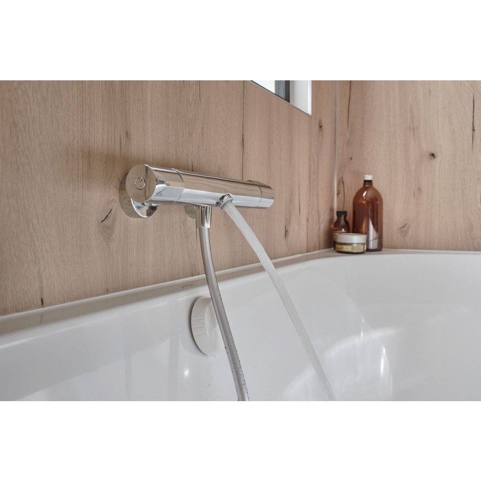 Смеситель для ванны Jacob Delafon (Якоб Делафон) METRO (E24395-CP) термостатический хром