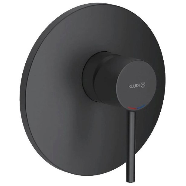 Смеситель (внешняя часть) для душа Kludi (Клуди) Bozz черный 386553976