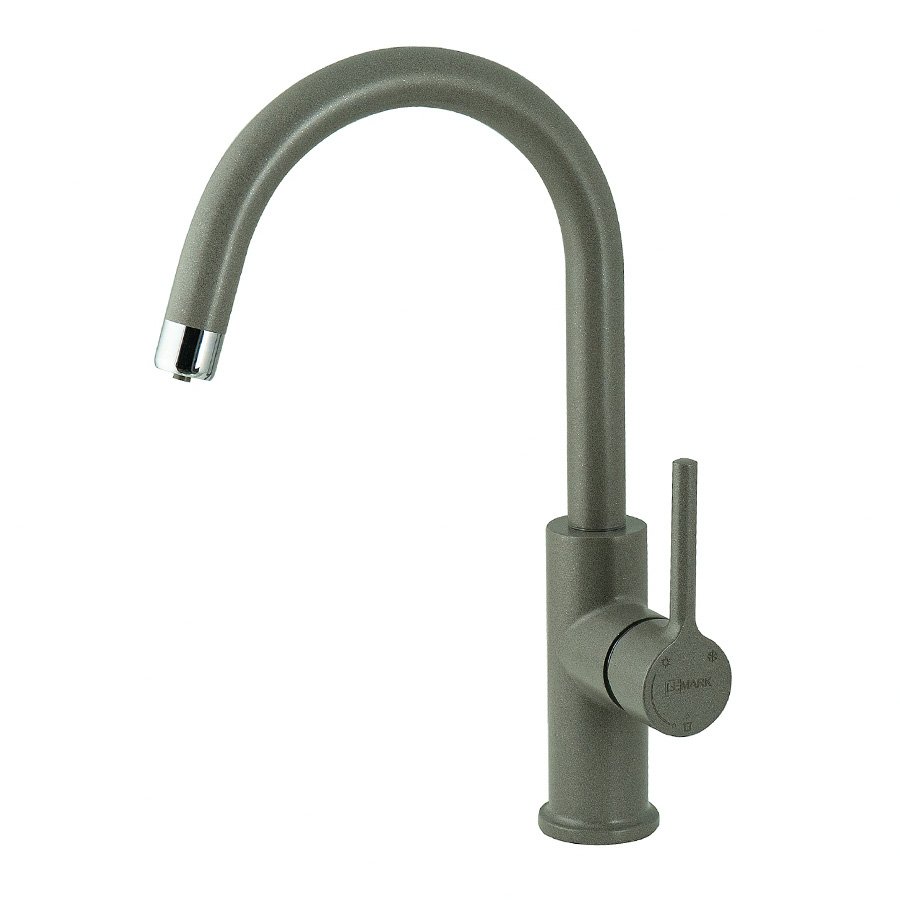 Смеситель для кухонных моек под фильтр Lemark (Лемарк) Comfort серый шелк (LM3073PGS)