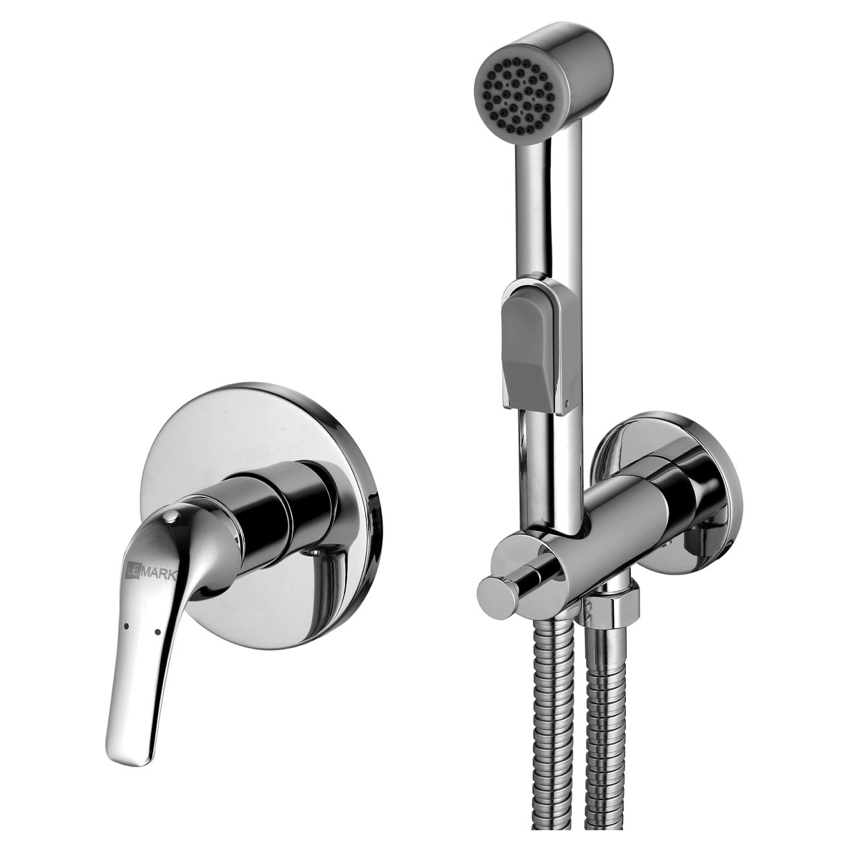 Смеситель с гигиеническим душем Lemark (Лемарк) Plus Advance хром (LM1219C)