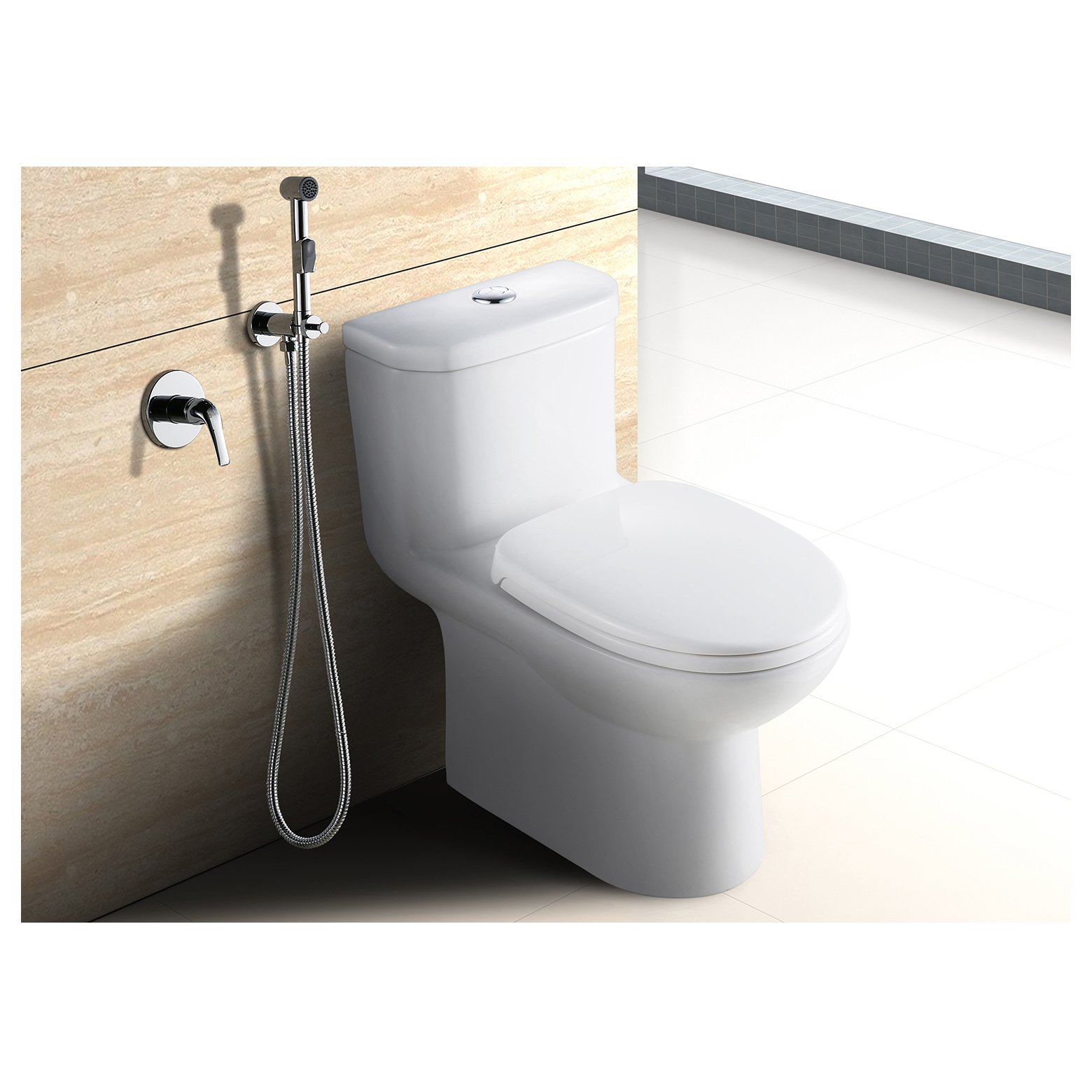 Смеситель с гигиеническим душем Lemark (Лемарк) Plus Advance хром (LM1219C)