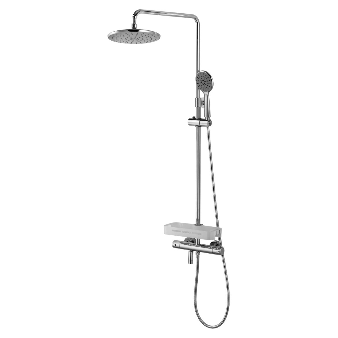 Смеситель для ванны, для душа Lemark (Лемарк) Tropic хром (LM7010C)