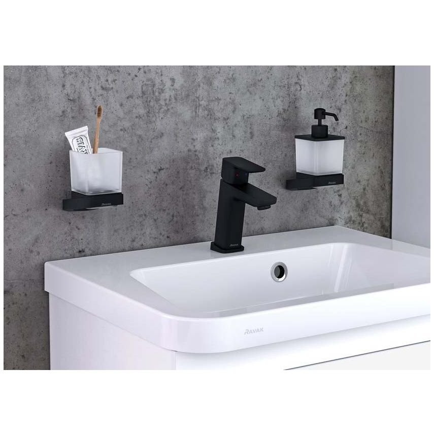 Смеситель для раковины Ravak (Равак) 10 Free black (X070150) черный