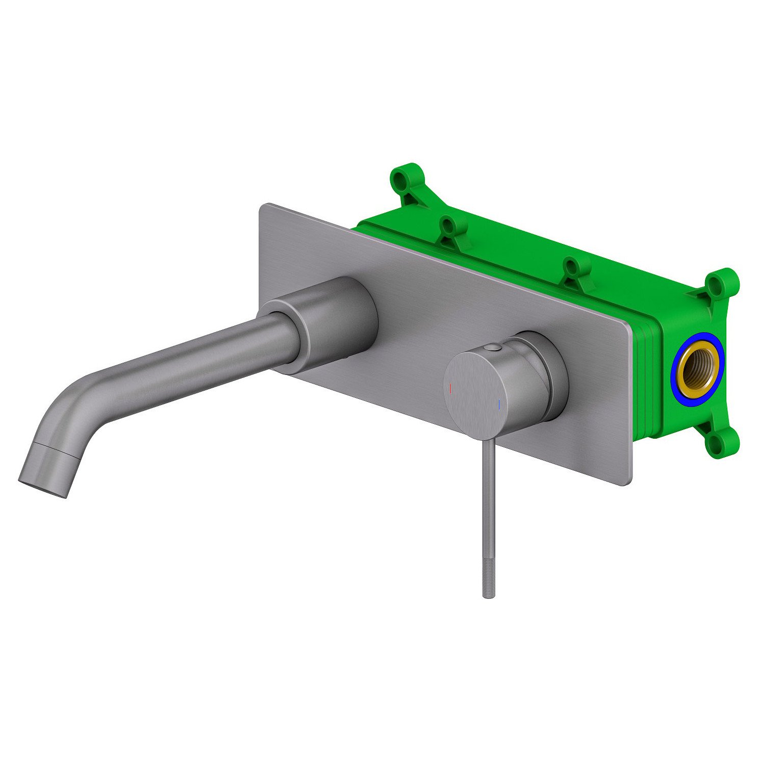 Смеситель для раковин скрытого монтажа Timo (Тимо) Saona черное золото (2371/18SM)