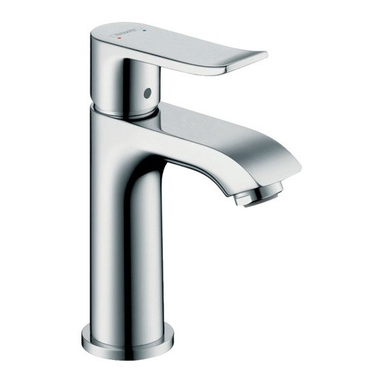 Смеситель для раковины Hansgrohe (Хансгрое) Metris, без сливного набора 31186000, хром
