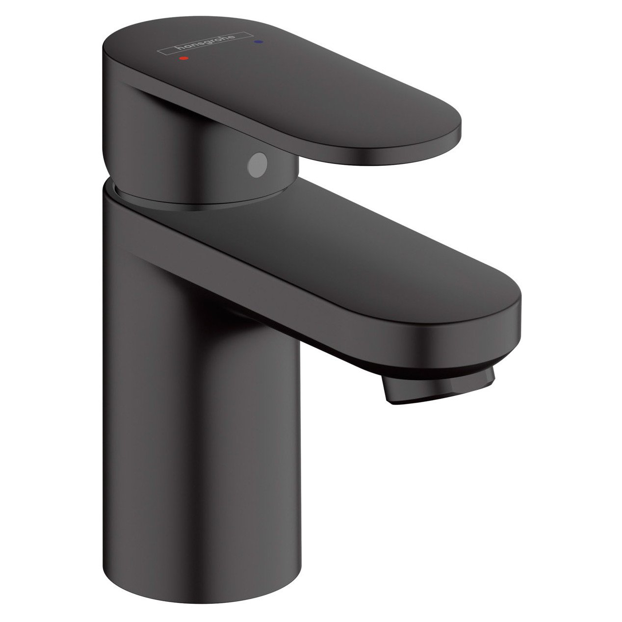 Смеситель для раковины Hansgrohe (Хансгрое) Vernis Blend 70 со сливным гарнитуром 71550670 черный