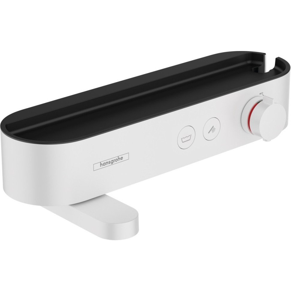 Смеситель для ванны Hansgrohe (Хансгрое) ShowerTablet Select термостатический (24340700) белый матовый
