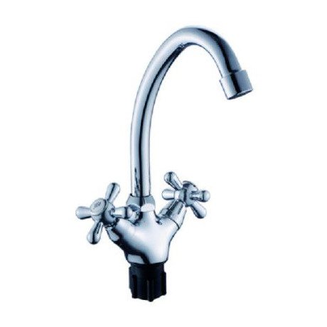 Смеситель для кухни с высоким изливом Эверест (Everest) Хром (B49-301)