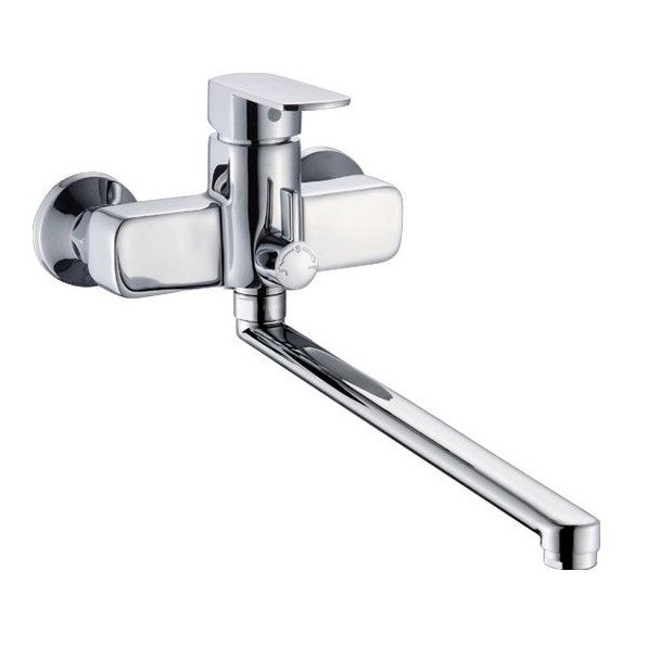 Смеситель для ванны универсальный однорычажный Potato (Потато) Хром (P2219)