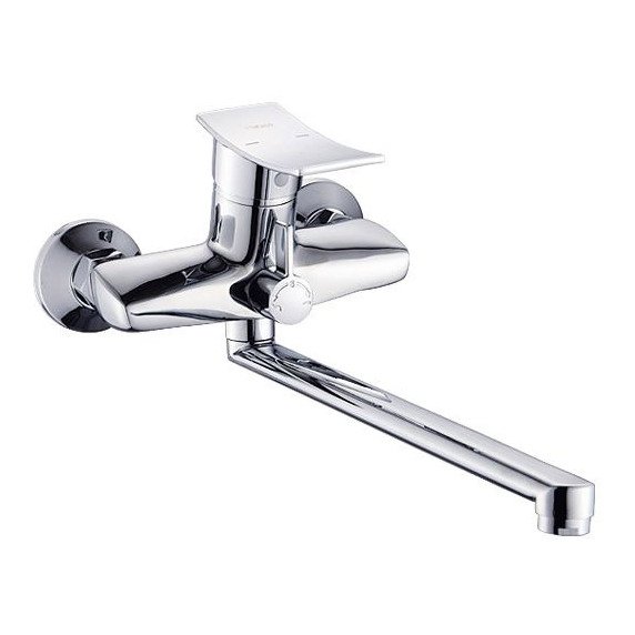 Смеситель для ванны универсальный однорычажный Potato (Потато) Хром (P2220)