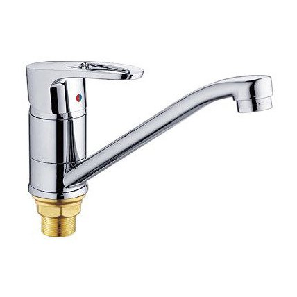 Смеситель для кухни с коротким изливом Potato (Потато) Хром (P4521-2)