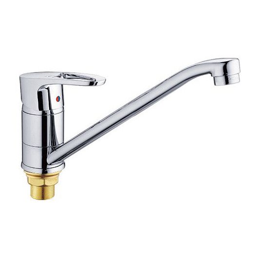 Смеситель для кухни с длинным изливом Potato (Потато) Хром (P4921)