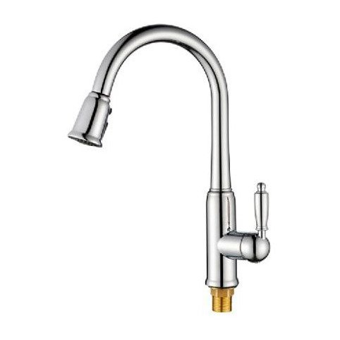 Смеситель для кухни с высоким изливом Potato (Потато) Хром (P4083)