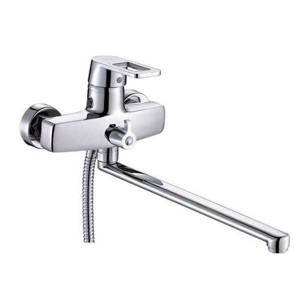 Смеситель для ванны универсальный однорычажный Potato (Потато) Хром (P2230)